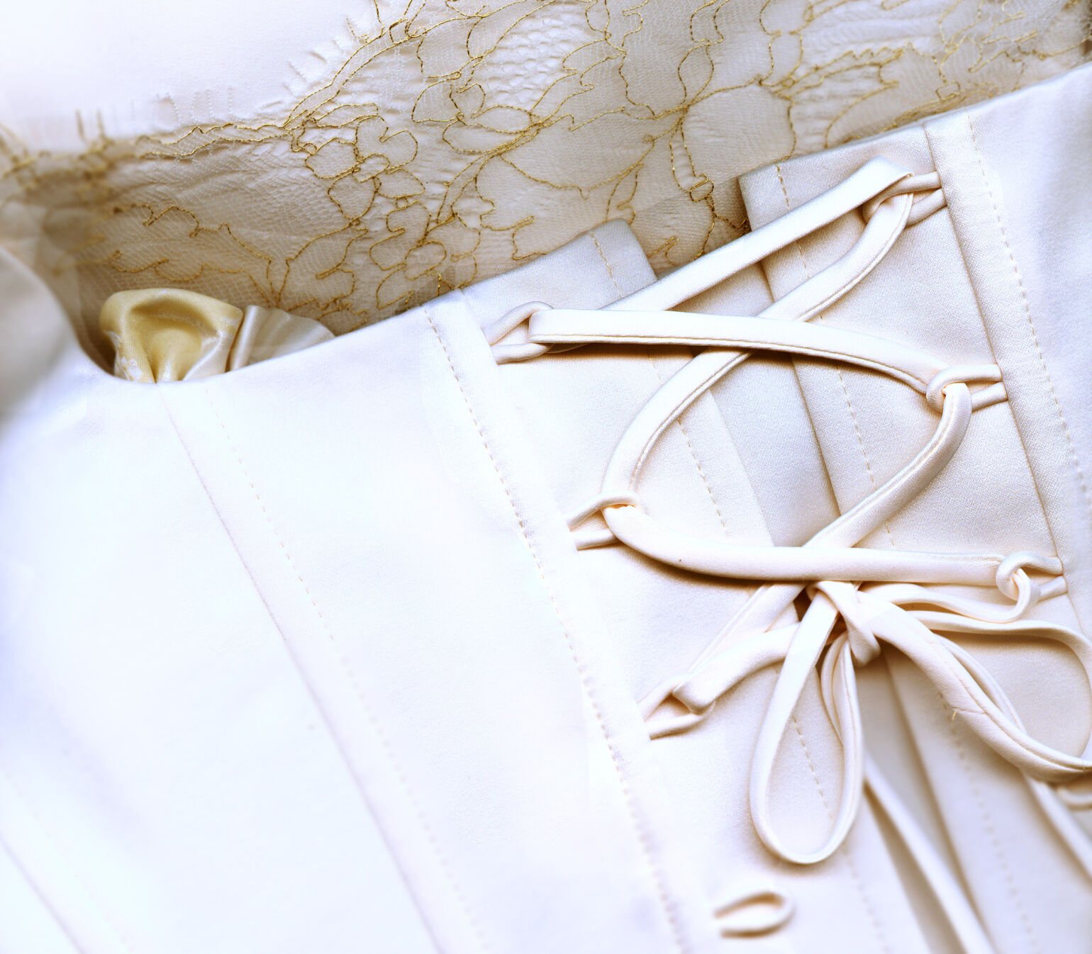 Dress closeup, corset